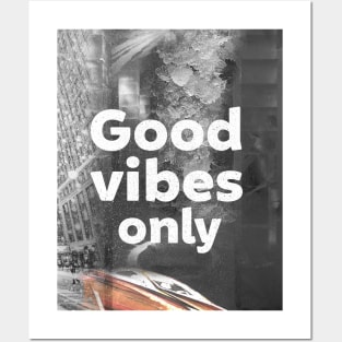 Good vibes only collage Posters and Art